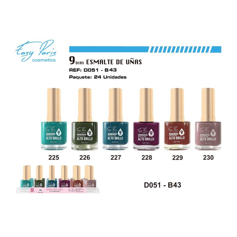 LACA DE UÑAS 9 DIAS 288/U