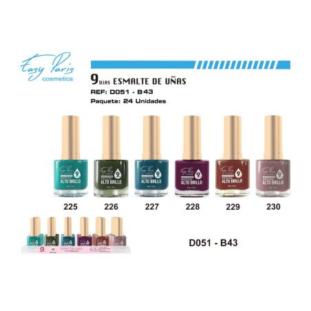 LACA DE UÑAS 9 DIAS 288/U