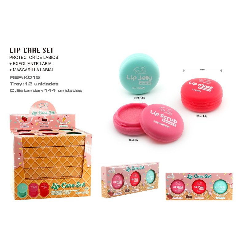 KIT TRATAMIENTO LABIAL C/VC+OIL JOJOBA 144/U