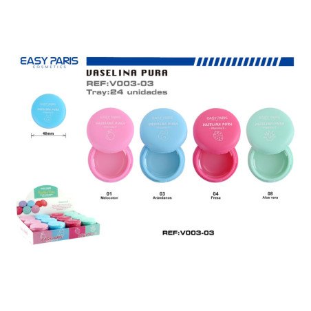 VASELINA PURA+VIT E C/AROMA 24/U 576/U