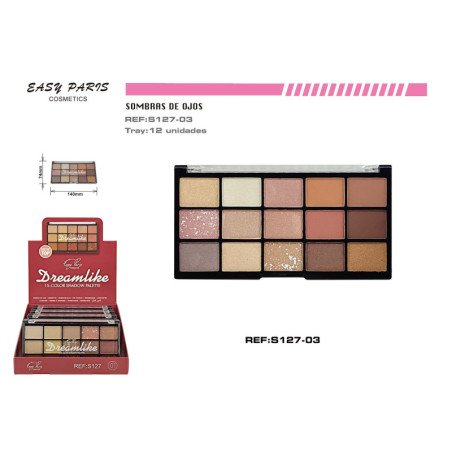 PALETA S.DE OJOS 15COLORS 144/U
