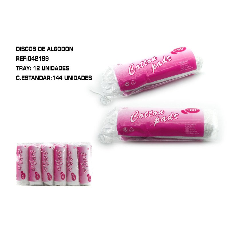 80U DISCO DE ALGODON 144/U