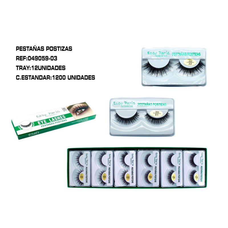 PESTAÑA POSTIZAS 3D 1200/C