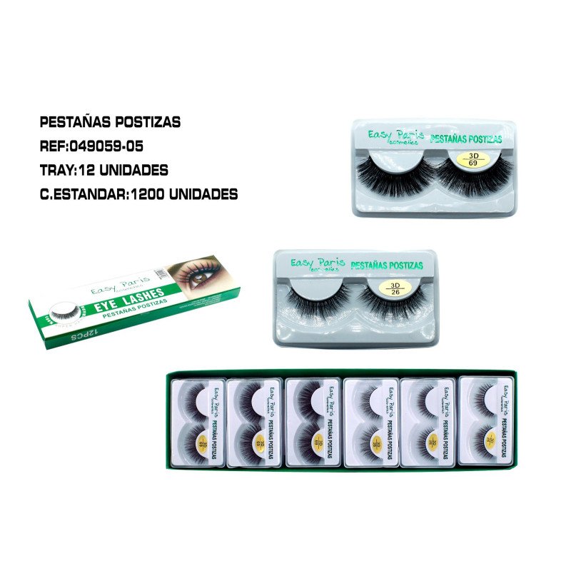 PESTAÑA POSTIZAS 3D 1200/C