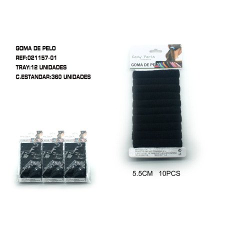 GOMA DE PELO 12/U