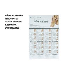 24 UÑAS POSTIZAS INCOLOR 24/P