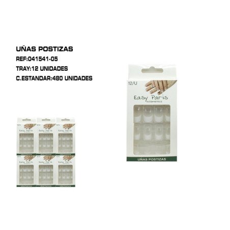 UÑAS POSTIZAS INCOLOR 12/P
