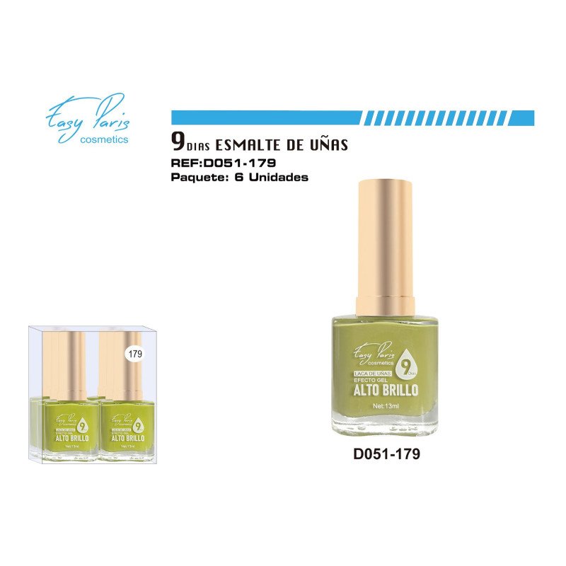 LACA DE UÑAS 9 DIAS 6/U 144/U