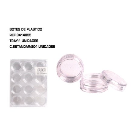 CAJITA DE TARROS PLASTICOS 204/C