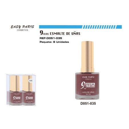 LACA DE UÑAS 9 DIAS 6/U 144/U