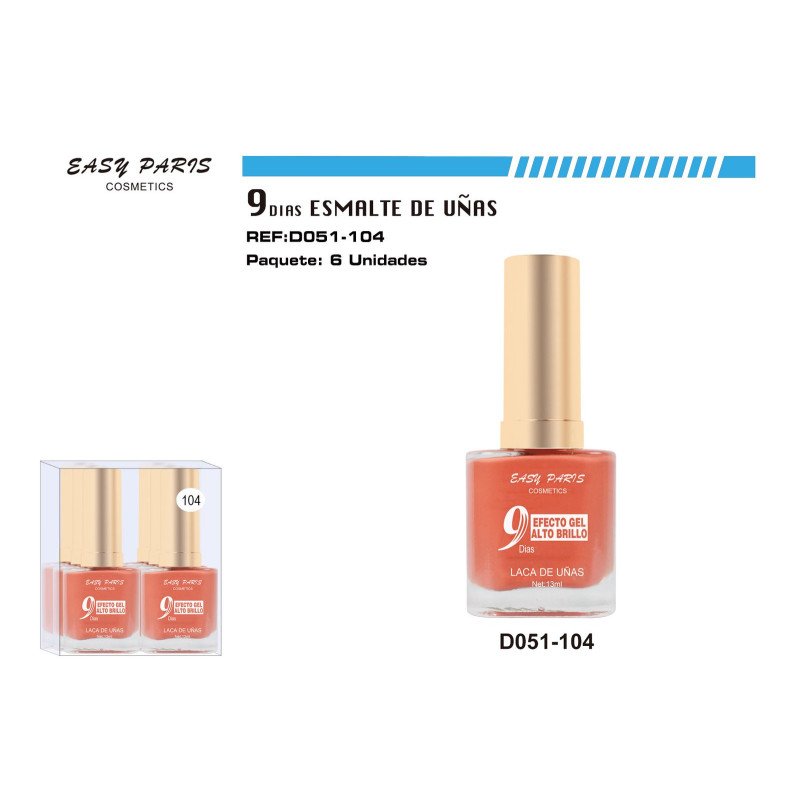 LACA DE UÑAS 9 DIAS 6/U 144/U