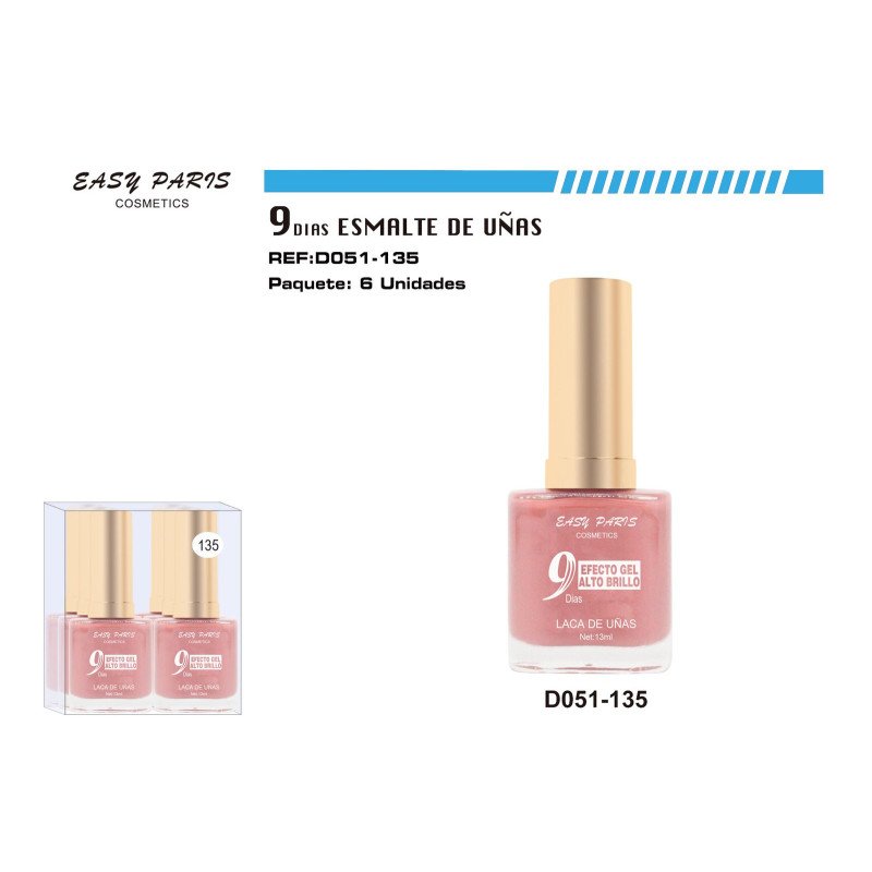LACA DE UÑAS 9 DIAS 6/U 144/U