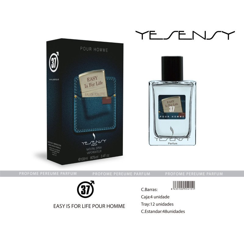 EASY IS FOR LIFE POUR HOMME SENSINITY
