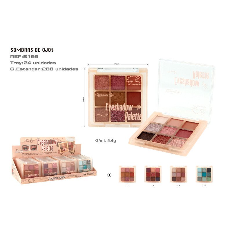 PALETA DE S. DE OJOS EYESHADOW 288/C