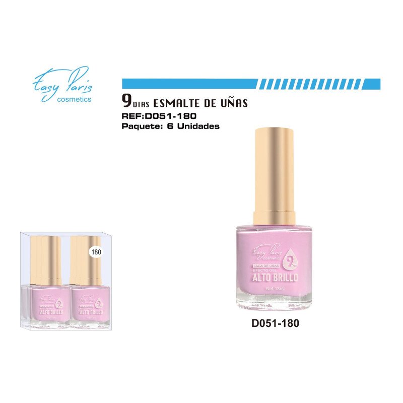 LACA DE UÑAS 9 DIAS 6/U 144/U
