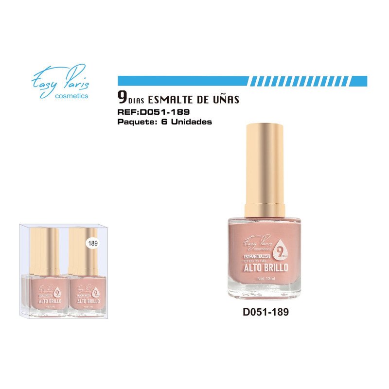LACA DE UÑAS 9 DIAS 6/U 144/U