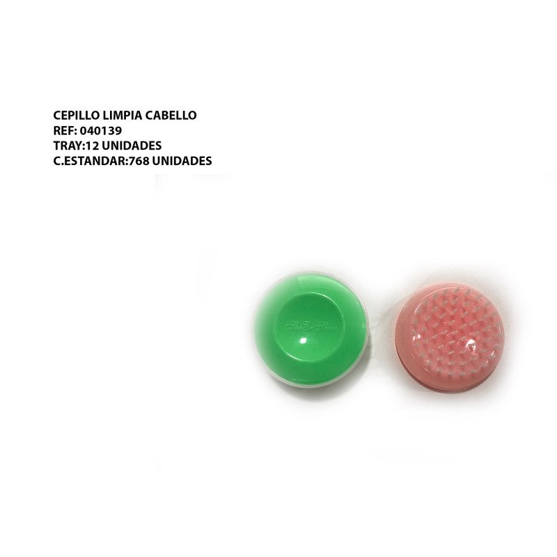 CEPILLO LIMPIA CABELLO 12/U