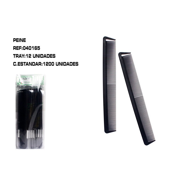 PEINE NEGRO 12/U 1200/C