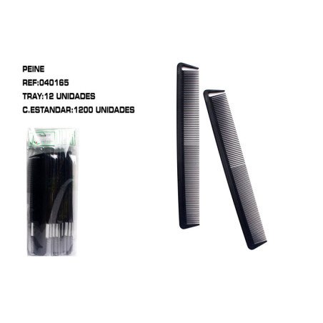 PEINE NEGRO 12/U 1200/C