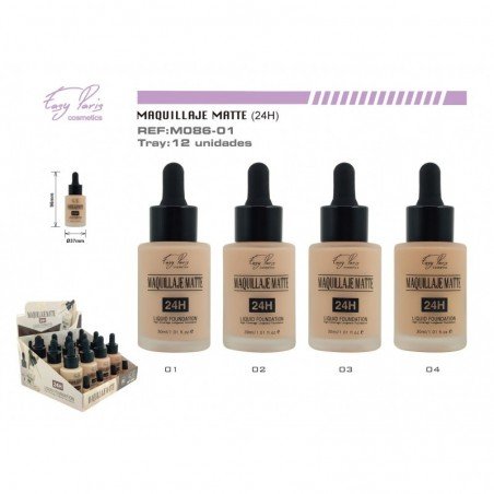 MAQ.FLUIDO MATTE 24H 12/U 144/U