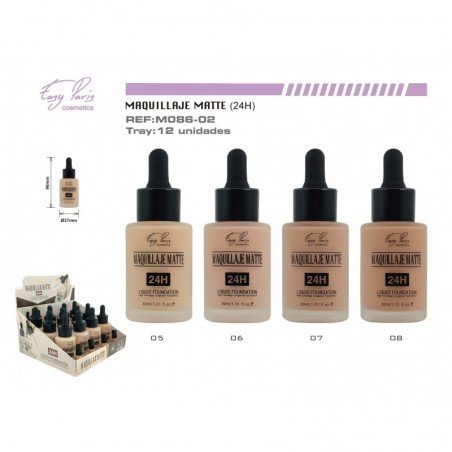 MAQ.FLUIDO MATTE 24H 12/U 144/U