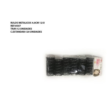 RULOS METALICOS 4.0CM 12/U