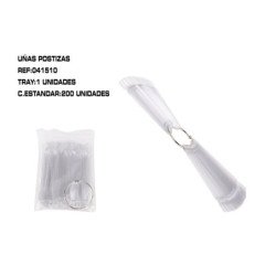 EXIBIDOR DE 50 UÑAS TRANSP....