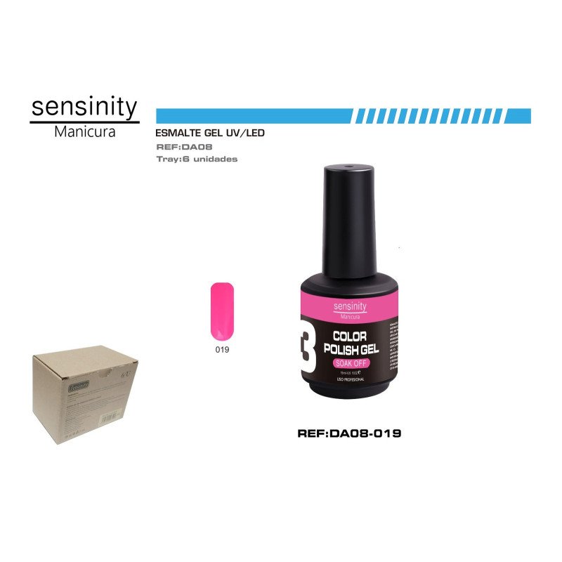 ESMALTE GEL ROSA CARAMELO UV/LED USO PROFESIONAL