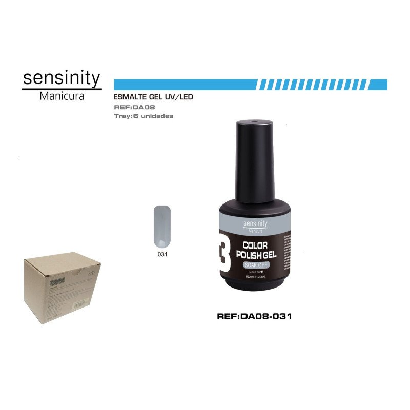 ESMALTE GEL GRIS UV/LED USO PROFESIONAL