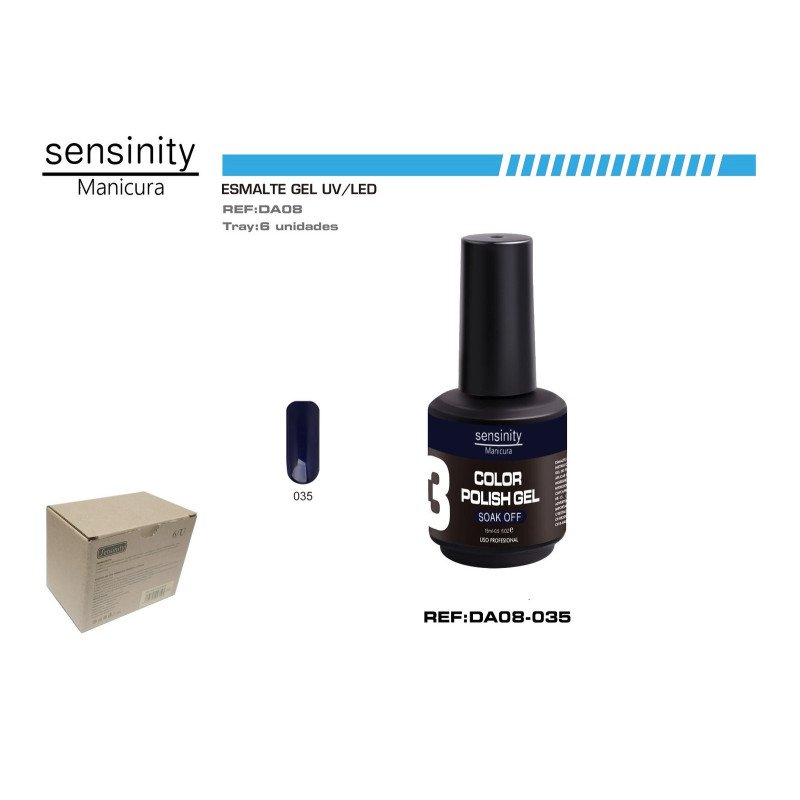 ESMALTE GEL AZUL OXFORD UV/LED USO PROFESIONAL