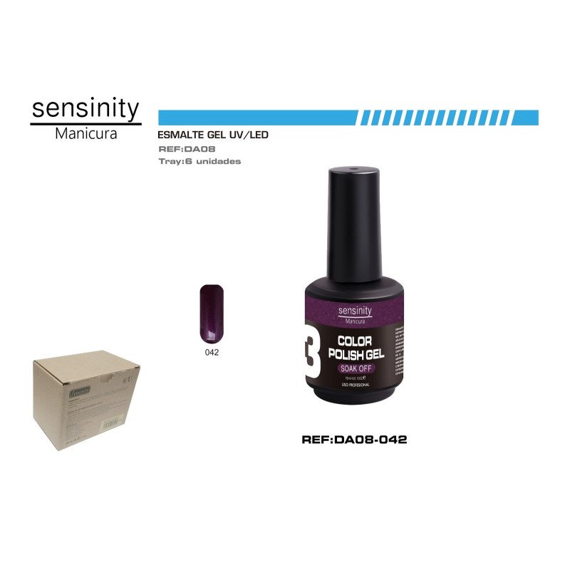 ESMALTE GEL BERENJENA  UV/LED USO PROFESIONAL