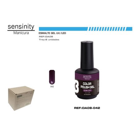 ESMALTE GEL BERENJENA  UV/LED USO PROFESIONAL