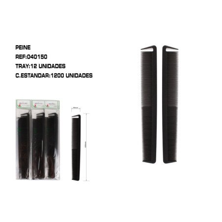 PEINE NEGRO 12/U 1200/U