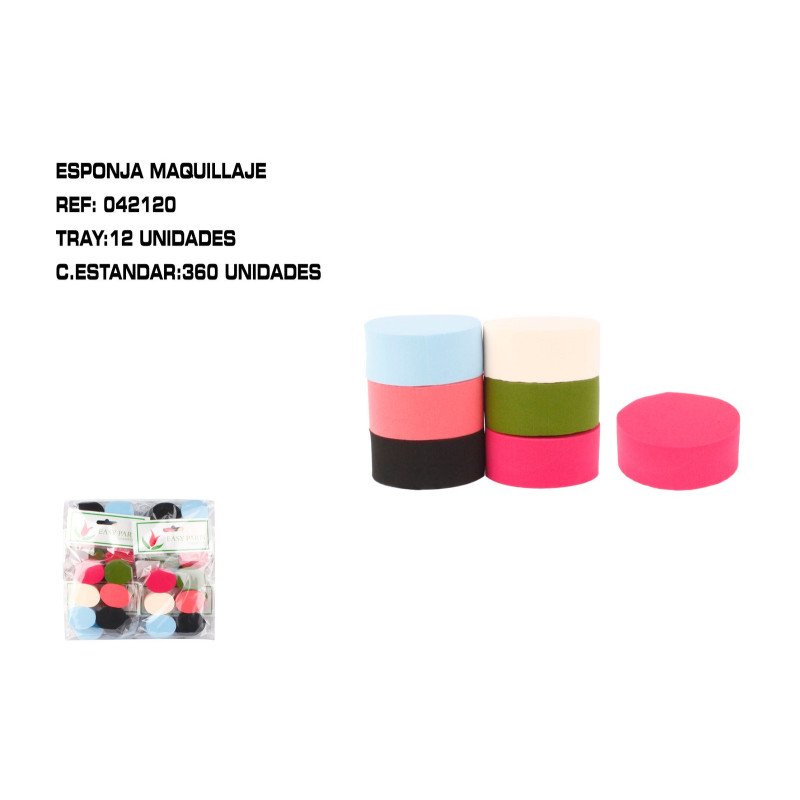 PACK6 ESPONJAS DE MAQ. OVALADA 12/U 360/C