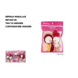 JGO.12 ESPONJAS MAQUILLAR...