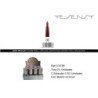 LAPIZ AUTOMATICO C/SACAPUNTAS 24/U METALLIC RED BROWN