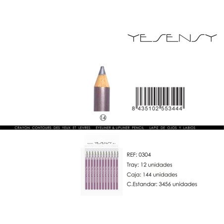 LAPIZ DE OJOS 12/U PURPLE