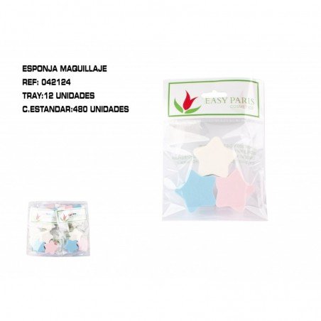 PACK3 ESPONJAS DE MAQ. ESTRELLA 12/U 480/C