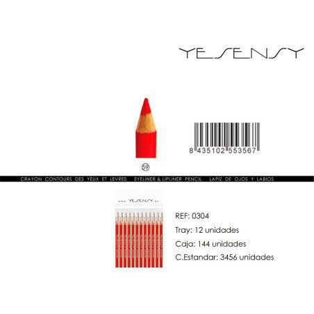 LAPIZ DE LABIOS 12/U BURDEOS