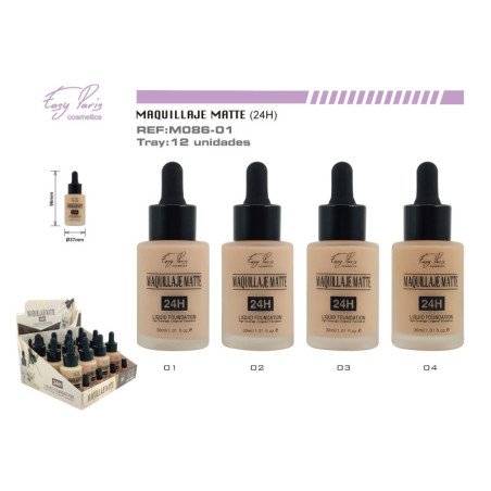 MAQ.FLUIDO MATTE 24H 12/U 144/U
