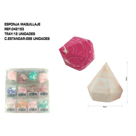ESPONJA MAQUILLAJE DIAMONT 12/U 288/C
