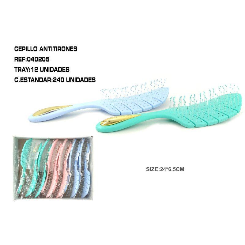CEPILLO ANTIENREDOS 24*6.5CM 12/U 240/C