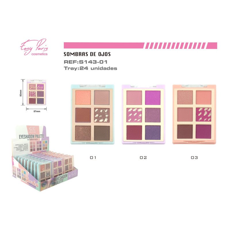 S.DE OJOS 6 COLORS 288/U