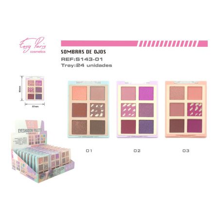 S.DE OJOS 6 COLORS 288/U