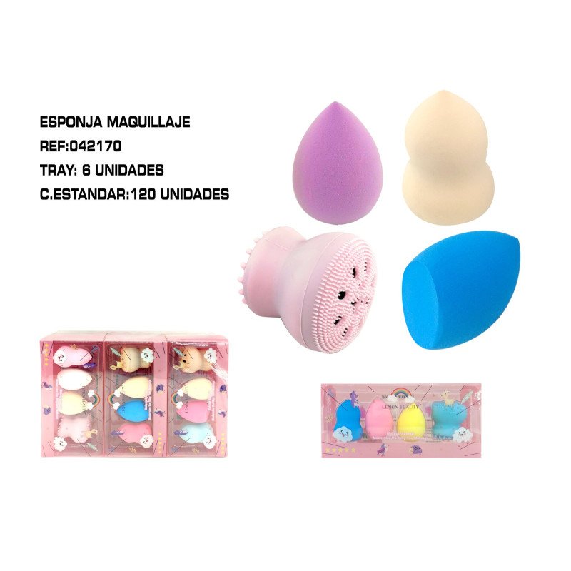 KIT ESPONJA DE MAQ.+LIMPIAFACIAL 6/U 120/C