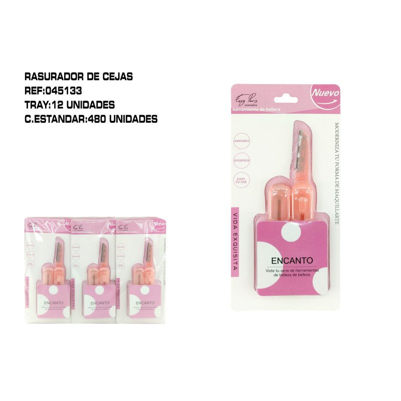PACK RASURADOR DE CEJAS 12/U 480/C