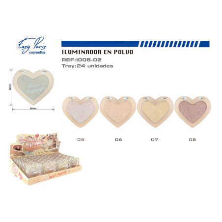 ILUMINADOR HEART HIGHLIGHT 24/U 288/C