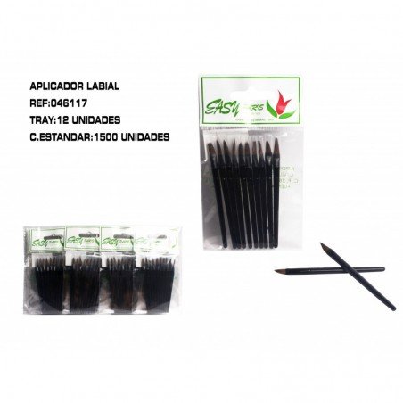 APLICADOR P.LABIOS DESECHABLE 12/U