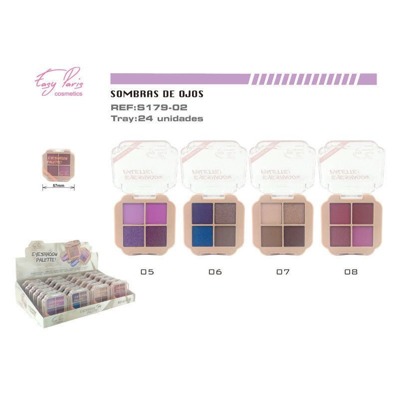 S.DE OJOS 4 COLORES 24/U 288/U