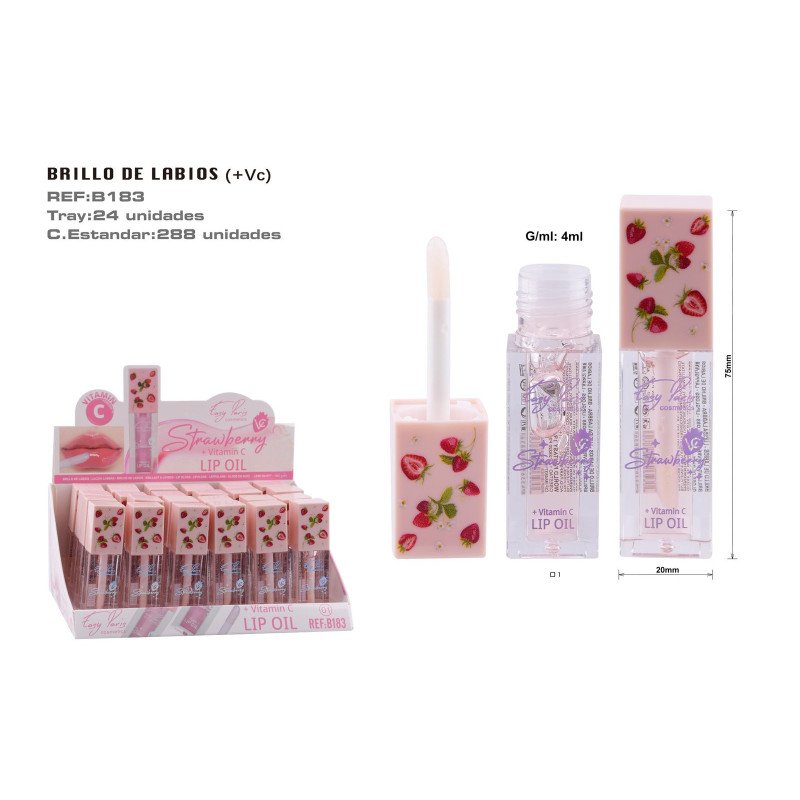 BRILLO LABIAL +VC STRAWBERRY 288/C
